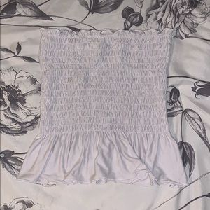 Scrunch Strapless Top